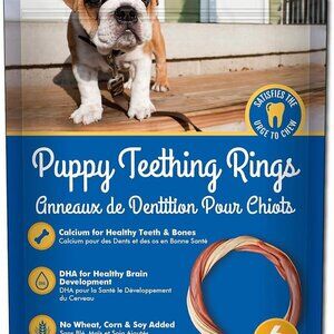 N-Bone Puppy Teething Ring Chicken Flavor (1 Pack Of 6 Rings) SEALED BAG